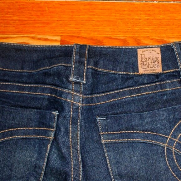 Paris Blues Y2K Flare Jeans | Vintage 90s Streetwear Size 9 - Picture 6 of 10